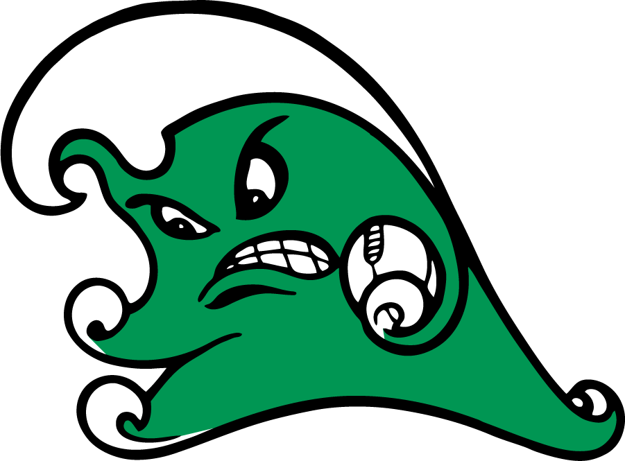 Tulane Green Wave 1964-1986 Secondary Logo iron on transfers for clothing